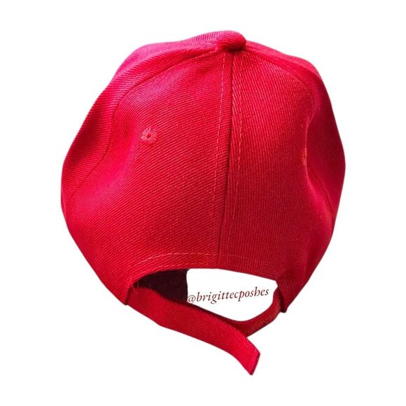 FAITH Unisex Red Adjustable Ball Cap - Picture 5 of 13